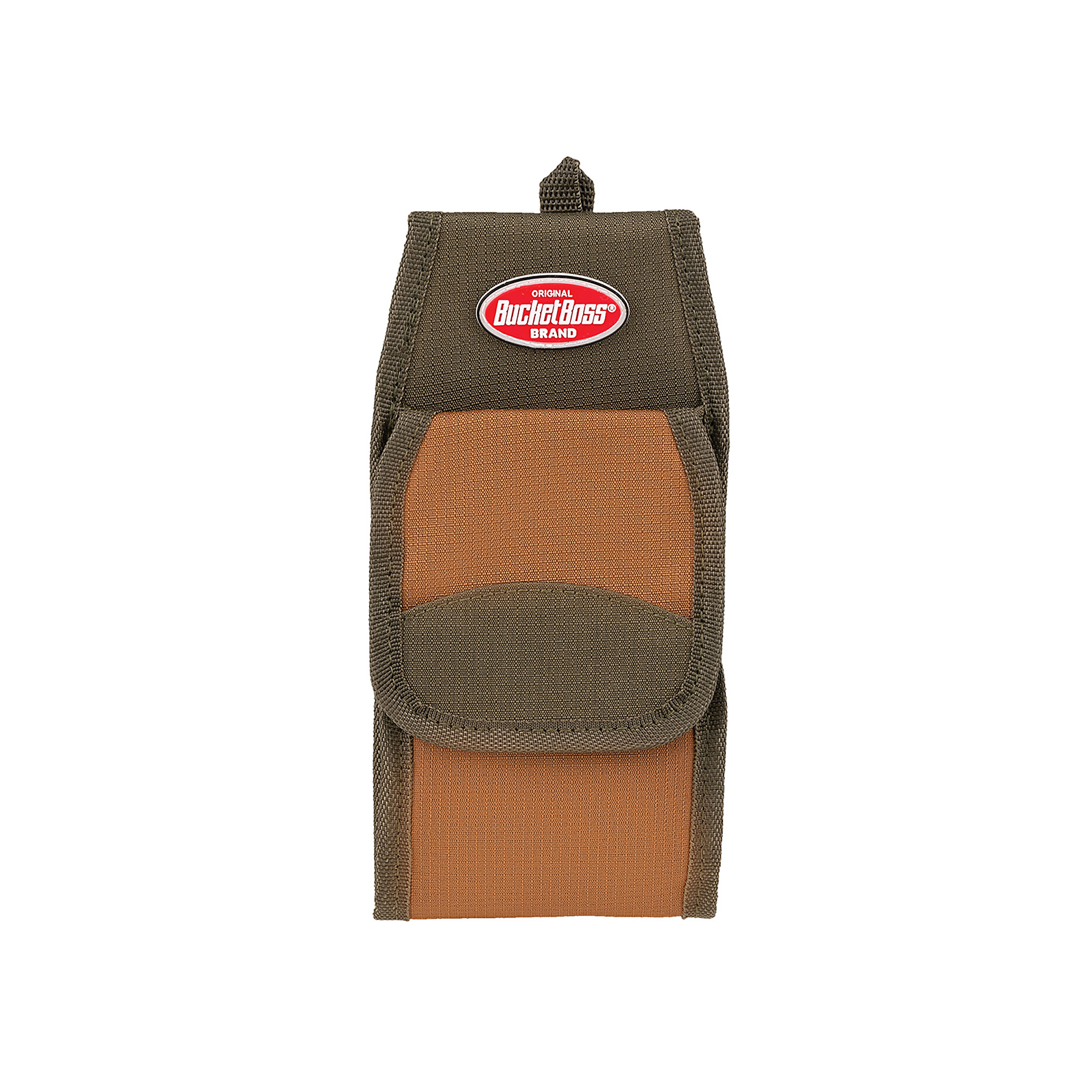 Bucket Boss, BIT KEEPER WITH FLAPFIT, Color Brown, Pockets (qty.) 12 Material Poly, Model# 54188